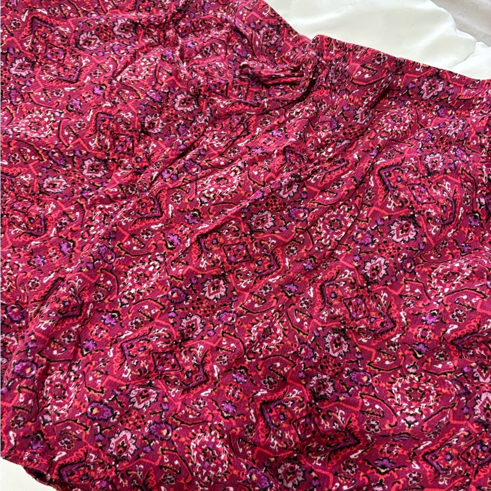 Torrid Magenta Patterned Shorts
